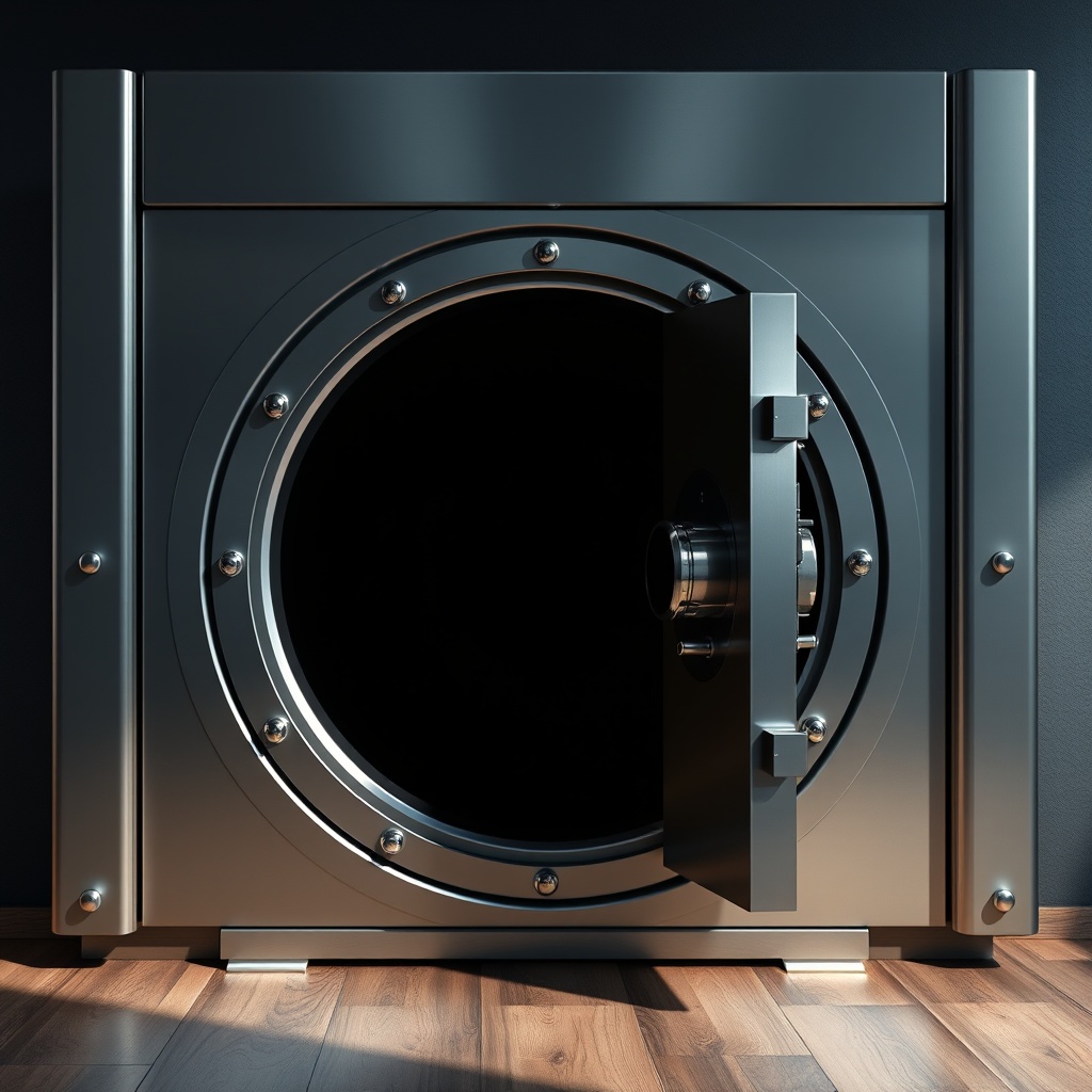 A professional stock photo of a secure vault door being opened, representing financial strategies and asset protection.